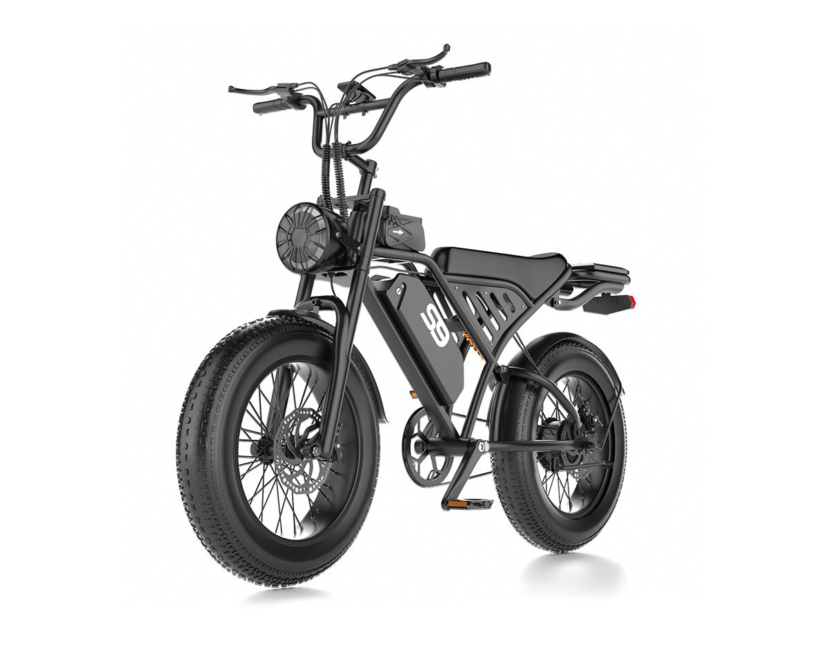electric bicycle fat tyre Leoguar Fastron SO Tire Ebike, 750W Motor, 28MPH, 60 Miles Range, All-Terrain Bike With a range of up to 55 miles(pedal assist) on a single charge GlareWheel EB-X10 26" Fat Tire