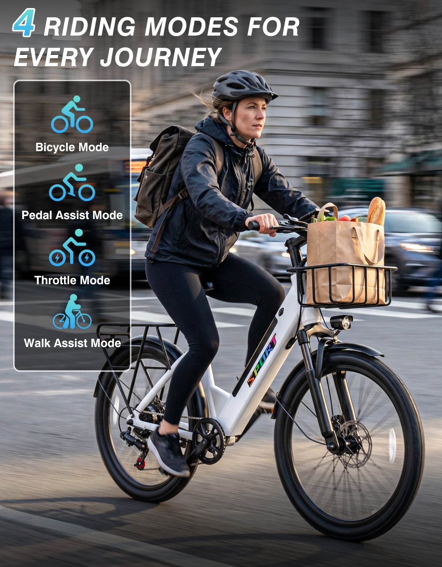 PostJoy F29 26" Commuter Electric Bike