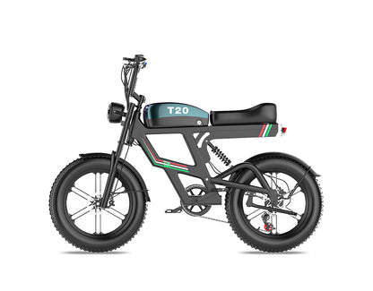 PostJoy T20 Retro Fat Tire Electric Bike