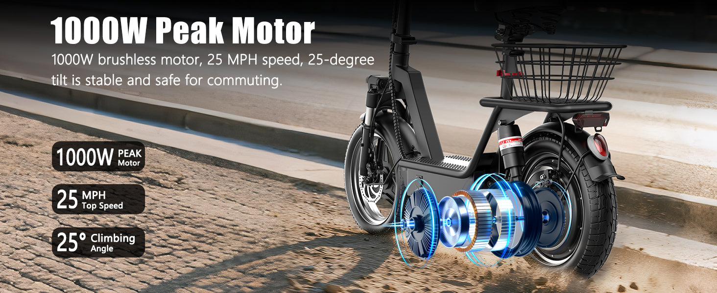 Powerful Motor for Everyday Commutes
