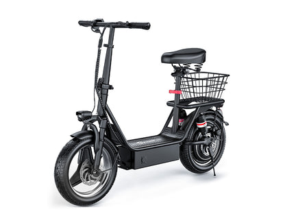 PostJoy K10 14" Foldable Electric Scooter with Seat