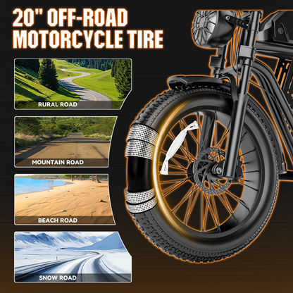 PostJoy F30 Moped Style Ebike