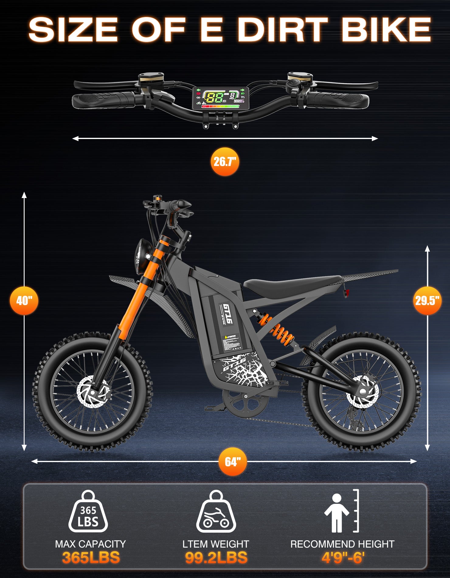 PostJoy GT16 Electric Dirt Bike