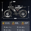 PostJoy S9 Fat Tire Electric Bike