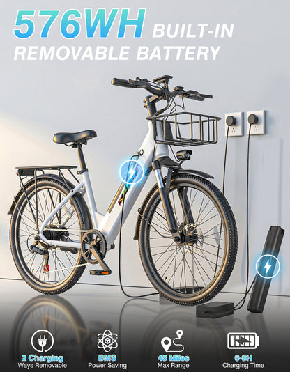 PostJoy F29 26" Commuter Electric Bike
