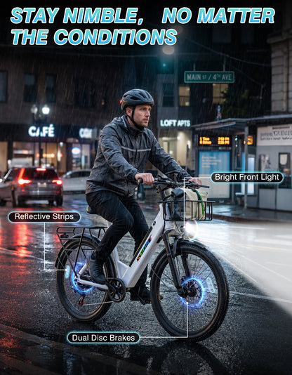 PostJoy F29 26" Commuter Electric Bike