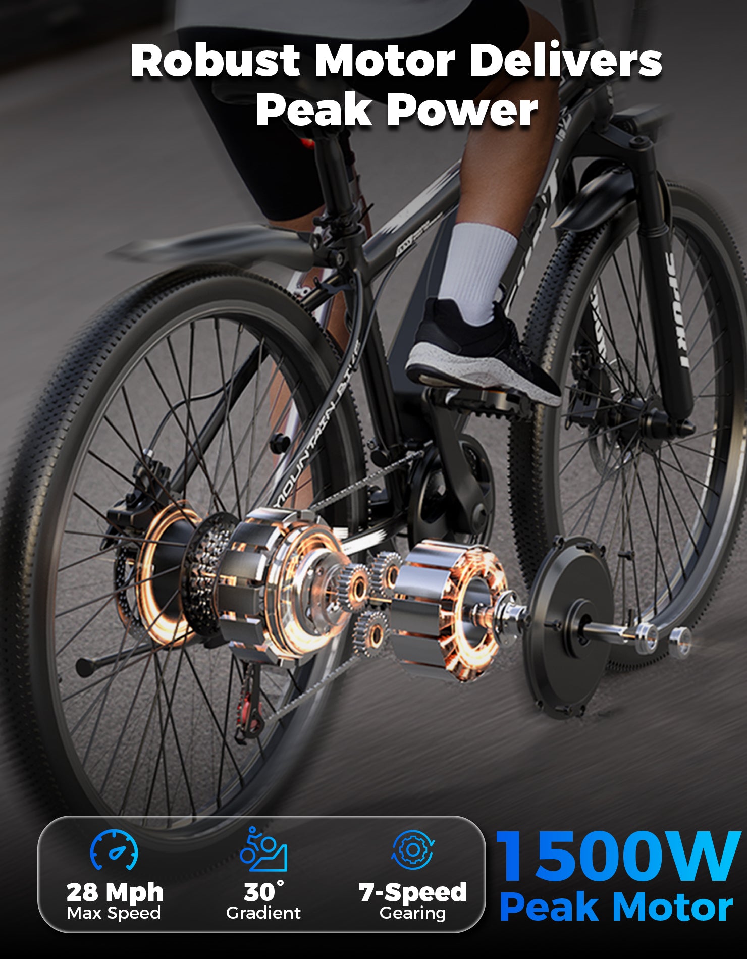 PostJoy G26 Electric Mountain Bike