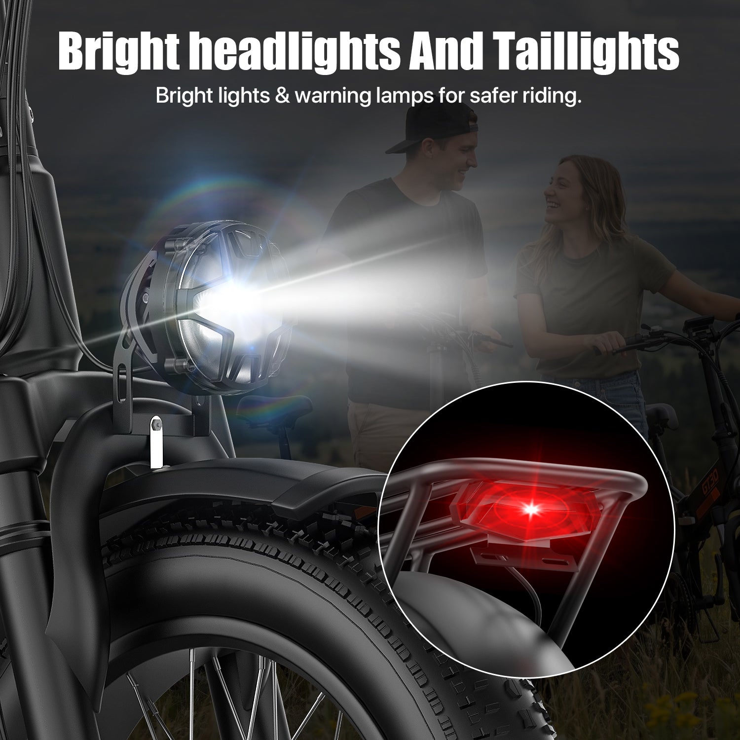 PostJoy GT30 Folding Fat Tire Electric Bike