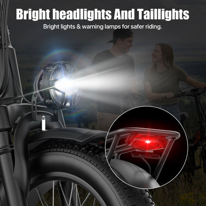 PostJoy GT30 Folding Fat Tire Electric Bike