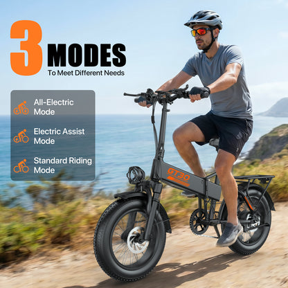 PostJoy GT30 Folding Fat Tire Electric Bike