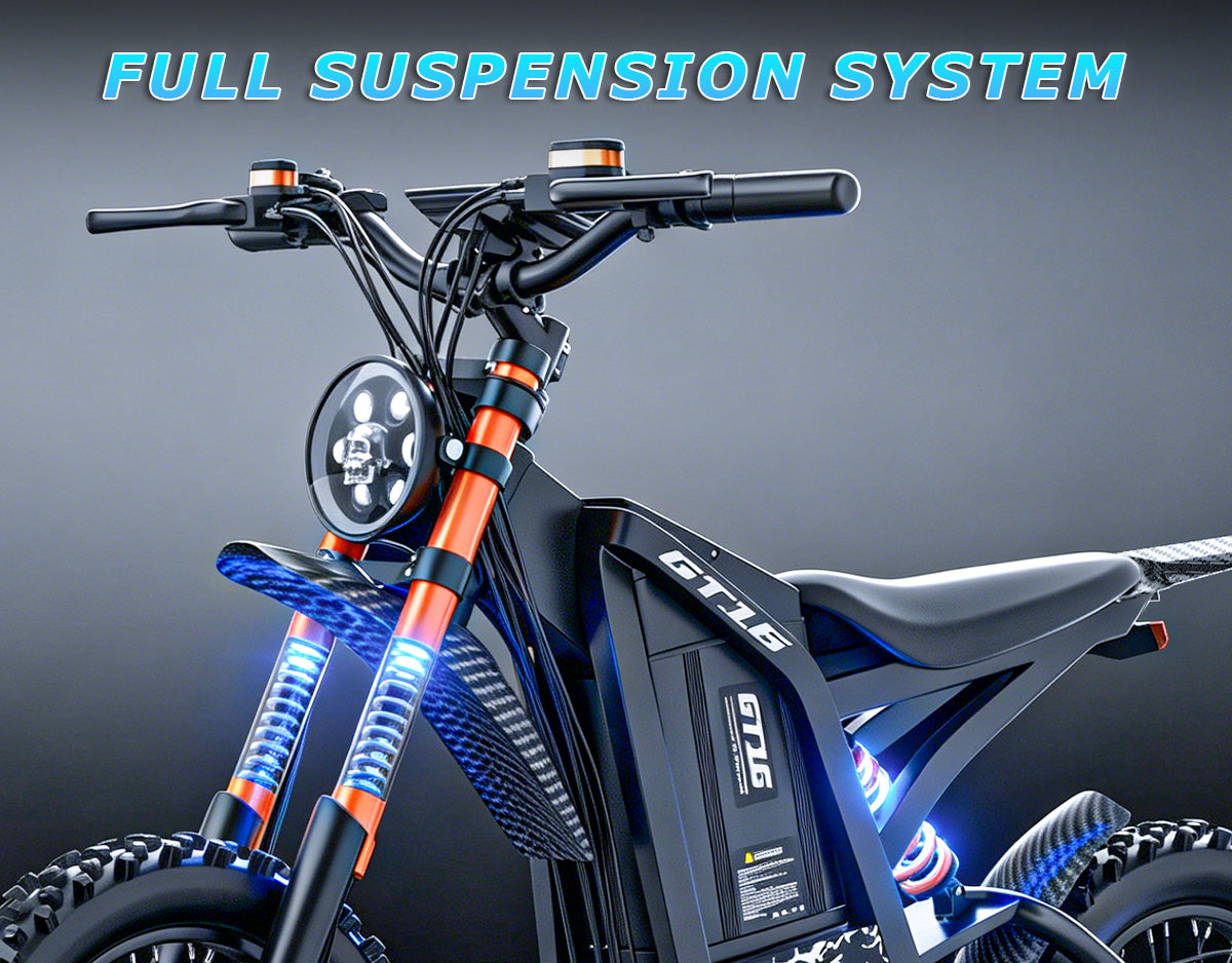 Full Suspension SystemSmooth Control on Rough Terrain