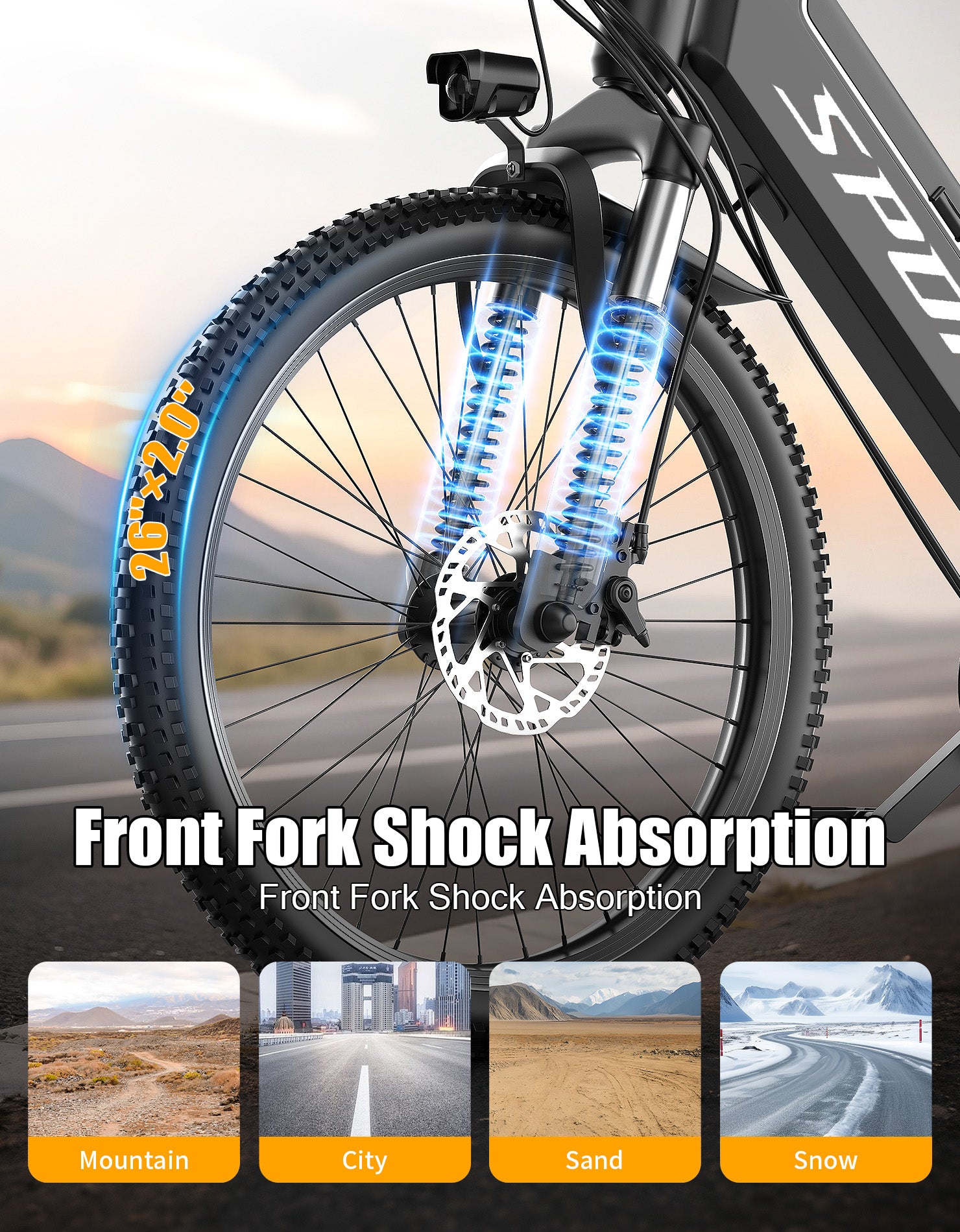 PostJoy F26 26-Inch Electric Mountain Bike