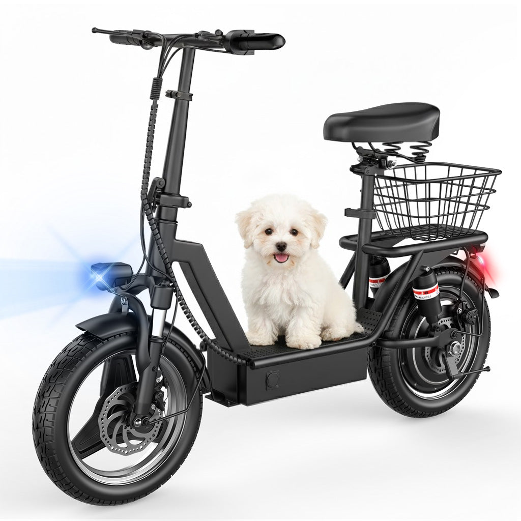 PostJoy K10 14" Foldable Electric Scooter with Seat
