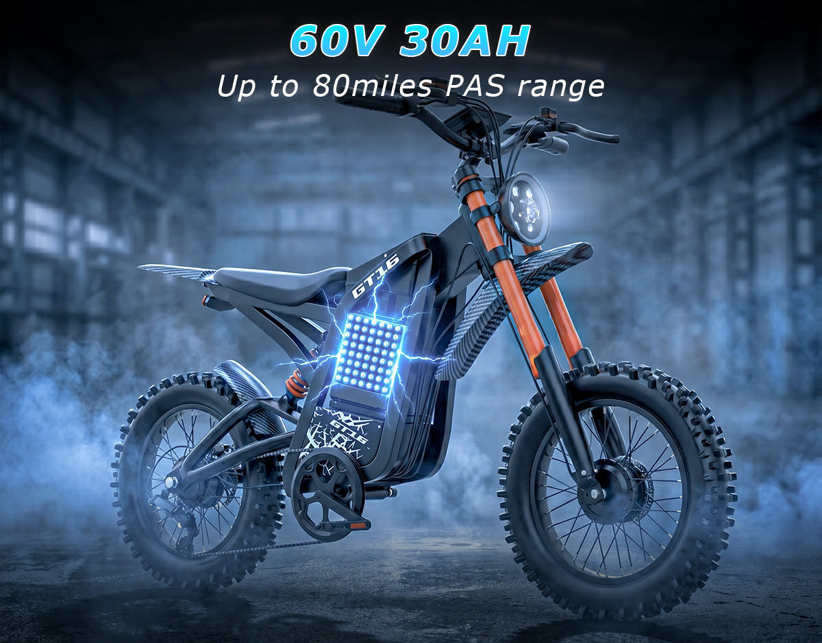 60V 30Ah Removable BatteryRide Farther. Charge Easier.